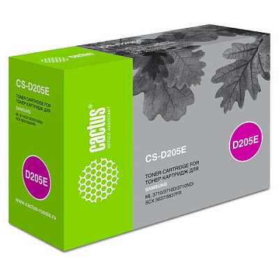Картридж лазерный CACTUS (CS-D205E) для SAMSUNG ML-3710D/3710ND/SCX-5637/5737, ресурс 10000 стр. 