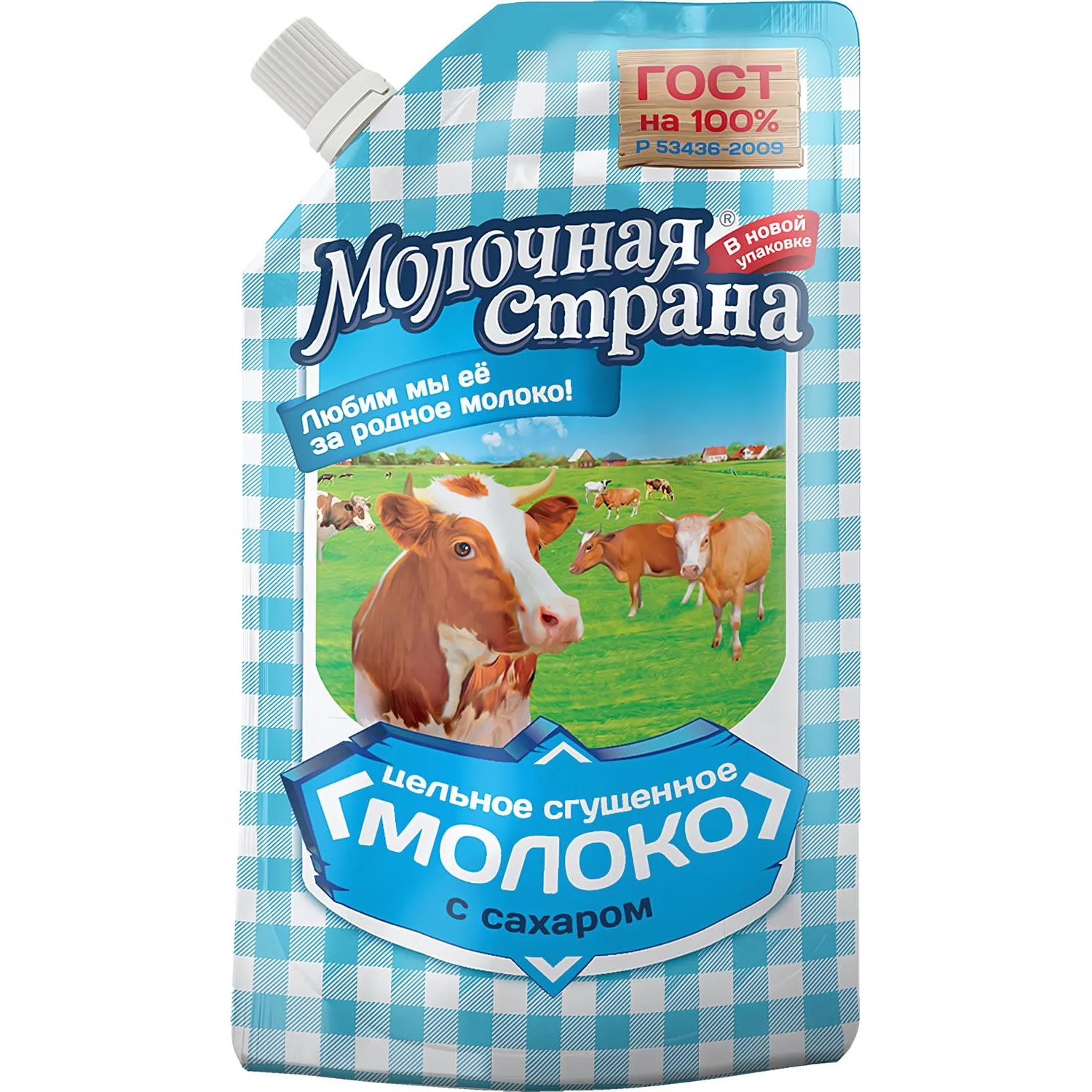превью Молоко сгущенное Молочная страна с сахаром 8.5% 270 г