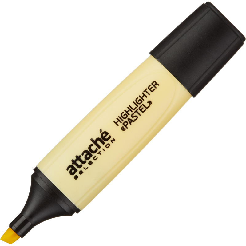 Маркер выделитель текста Attache Selection Pastel 1-5 мм желтый
