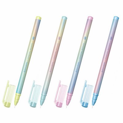 Ручка гелевая BRAUBERG GRADE PASTEL, СИНЯЯ, игольчатый узел 0.5 мм, линия письма 0.3 мм