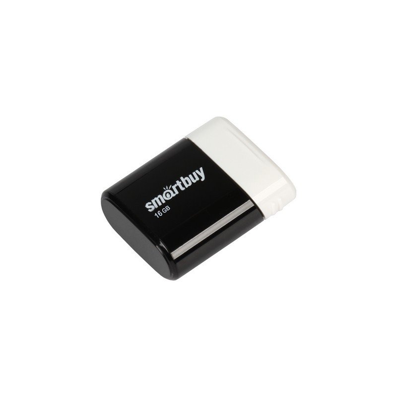 Флэш-диск 16 GB, SMARTBUY Lara, USB 2.0, черный