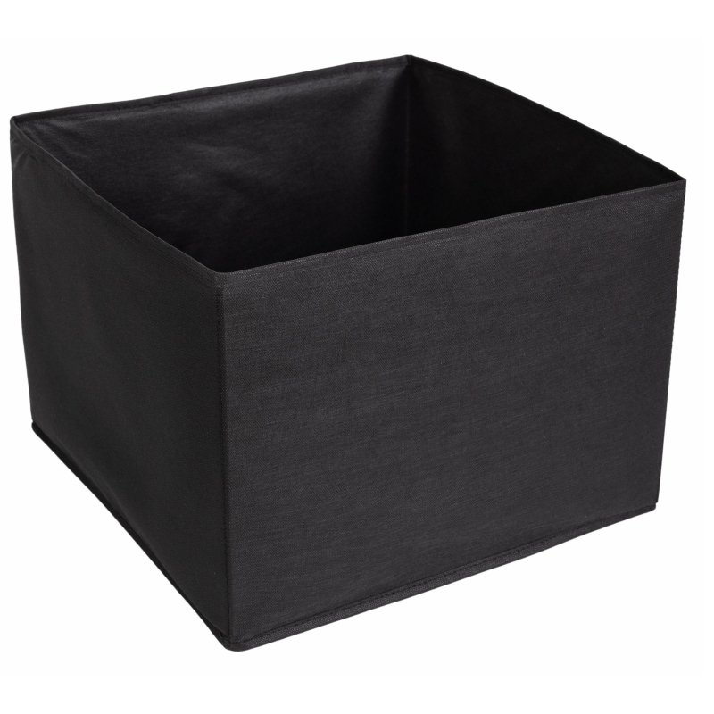 Короб для хранения Attache, размер 40×40х30см, черный, с молнией