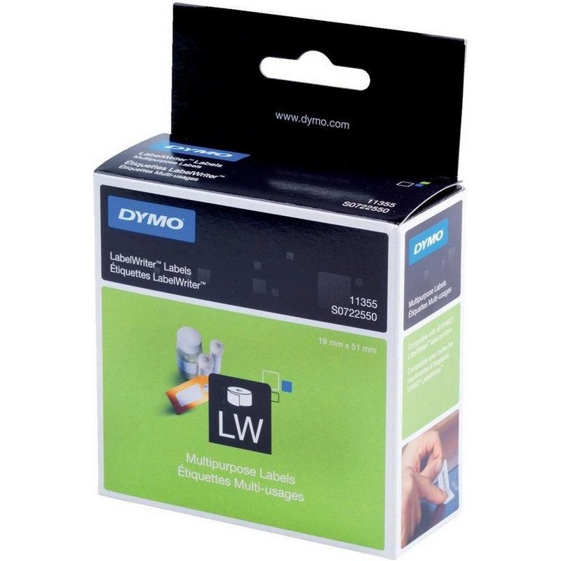 Картридж для этикет-принтеров DYMO Label Writer 400 (этикетки 51x19 мм, 500шт. в рулоне)
