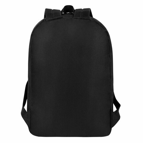 Рюкзак STAFF WALKER универсальный, с карманом, черный, 43×30х12 см