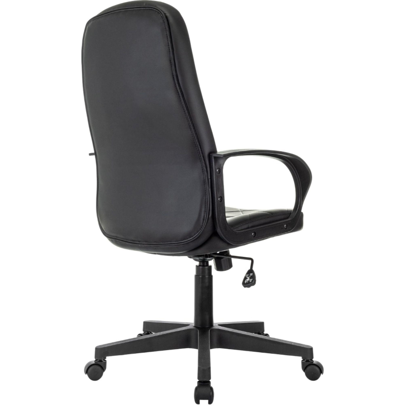 Кресло VB_EChair 602 PU черный эко. кожа крестов. пластик