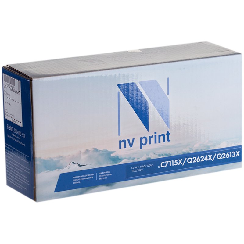 Картридж лазерный NV PRINT (NV-C7115X/Q2624X/Q2613X) для HP LJ 1000w/1005w/1200/1220, ресурс 3500 страниц