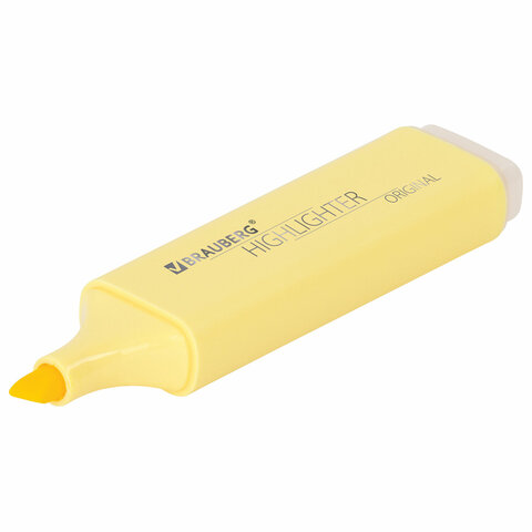 Текстовыделитель BRAUBERG «ORIGINAL PASTEL», ВАНИЛЬ, линия 1-5 мм