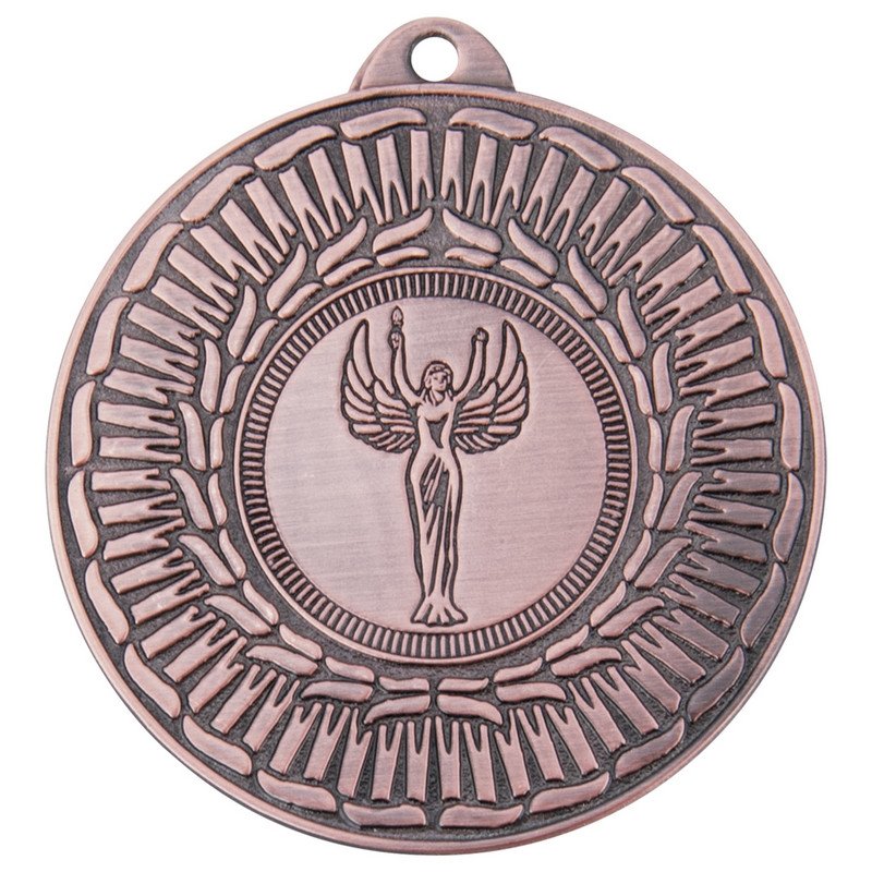 превью Медаль призовая 3 место Ника 50 мм бронзовая