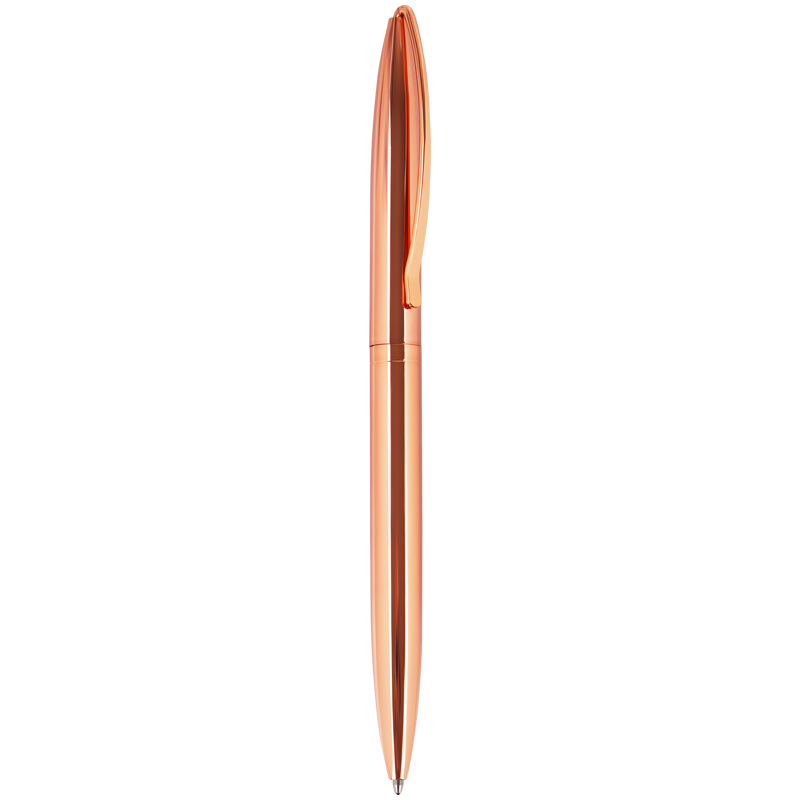 Ручка шариковая автоматическая MESHU «Rose gold» синяя, 1.0мм
