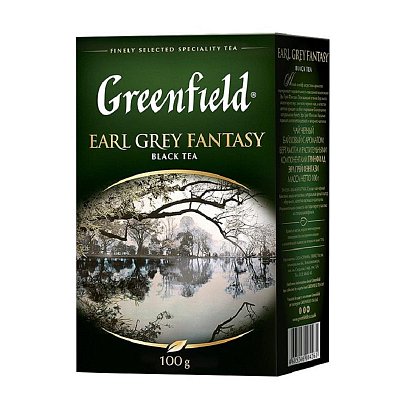 Чай Greenfield Earl Grey Fantasy чёрный листовой, 100 грамм