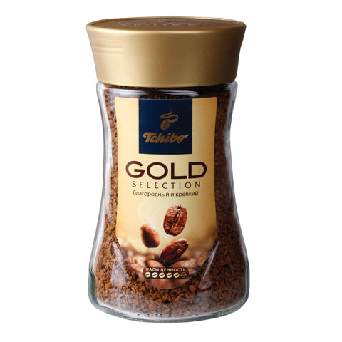 превью Кофе растворимый TCHIBO «Gold», гранулированный, 190 г, стеклянная банка