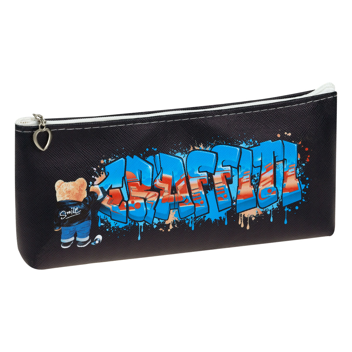 Пенал мягкий 200×85×30 MESHU «Graffiti», искусственная кожа