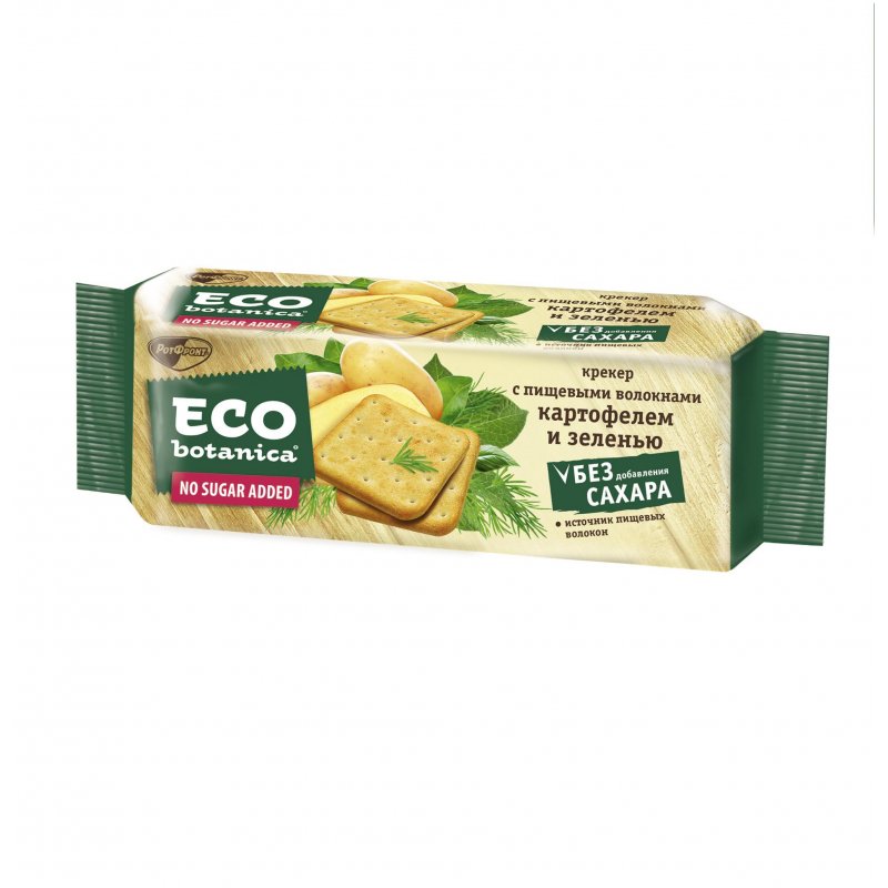 Крекер Eco Botanica с пищевыми волокнами, картофелем и зеленью 175 г