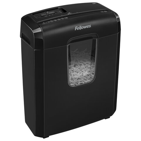 Уничтожитель документов Fellowes Powershred 6C, 4-й уровень секретности объем корзины 11 л