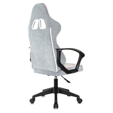 Кресло компьютерное BRABIX ''Forcer GM-127''2 подушкитканьрозовое/серое533215