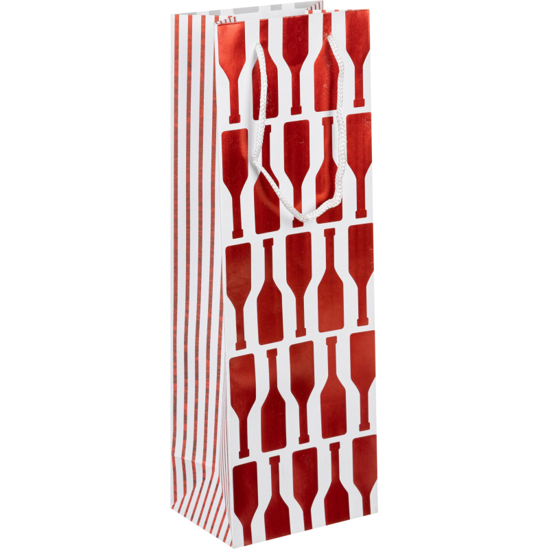 Пакет подарочный крафт-бум 12.5×36.5×9см(craft Bottle)кр. бут 200г ППК-6122