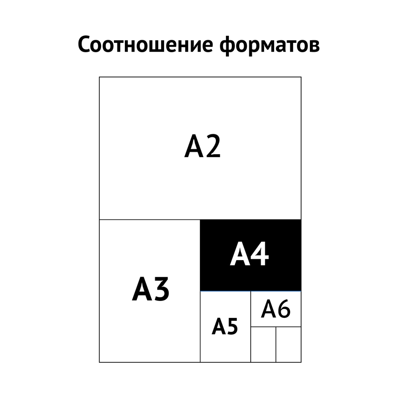 Папка архивная с жесткими клапанами OfficeSpace, покрытие БВ, с 4 завязками, ширина корешка 50мм