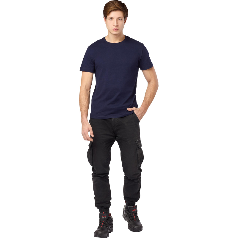 Футболка (160 г. ) с кор. рукавом синяя 5XL(ЗД594075)