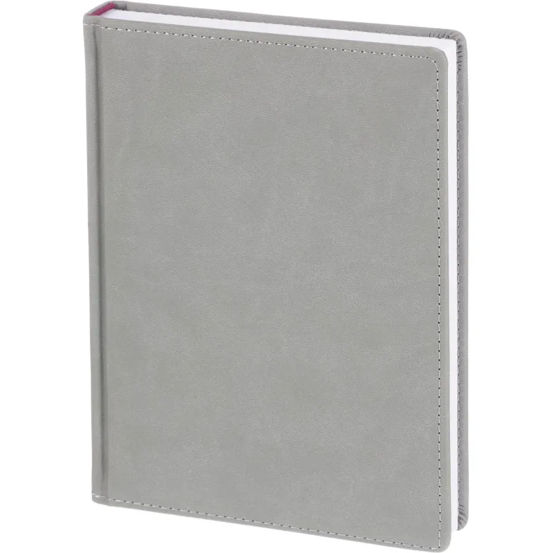 Ежедневник недатированный Attache Velvet искусственная кожа Soft Touch A5+ 136 листов серый