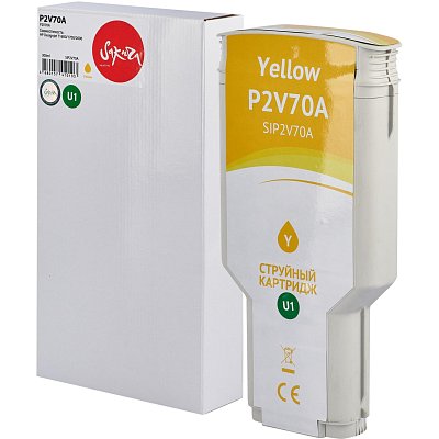 Картридж струйный Sakura P2V70A (№730 Y) жел. для HP DesignJet T1700