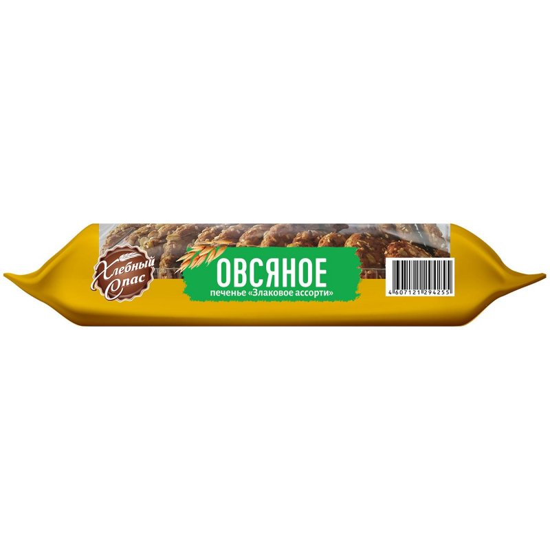 Печенье овсяное Хлебный Спас Злаковое ассорти 500 г арт. 1147497 ...