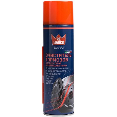 Очиститель тормозов BRAKE CLEANER (аэр. ), 500 мл RE MARCO RM-750