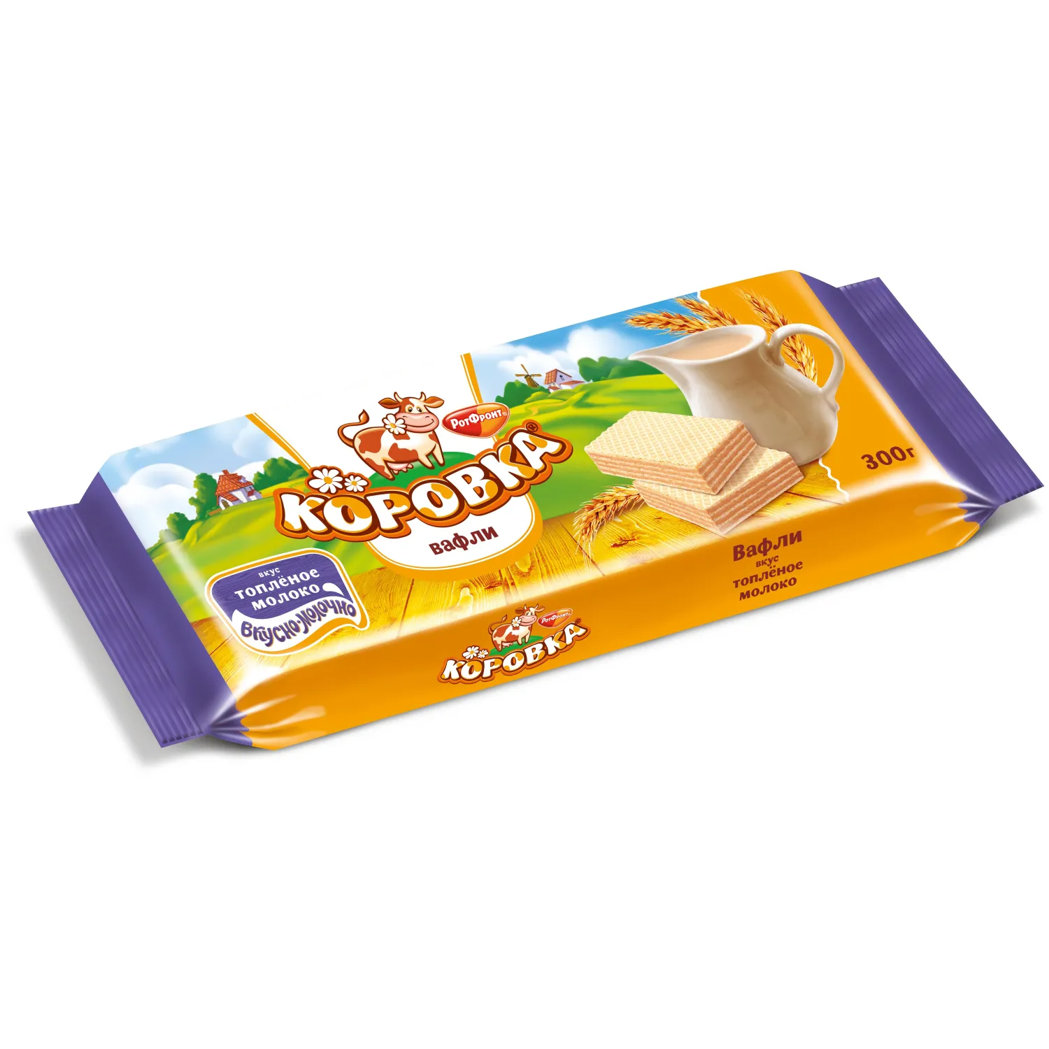 превью Вафли Коровка вкус топленое молоко, 300г