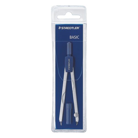 превью Готовальня профессиональная STAEDTLER (Германия) «Mars basic», 2 предмета, пластиковая упаковка, европодвес