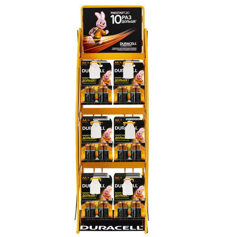 Дисплей для размещения товара настольный DURACELL, 2×3 крючка