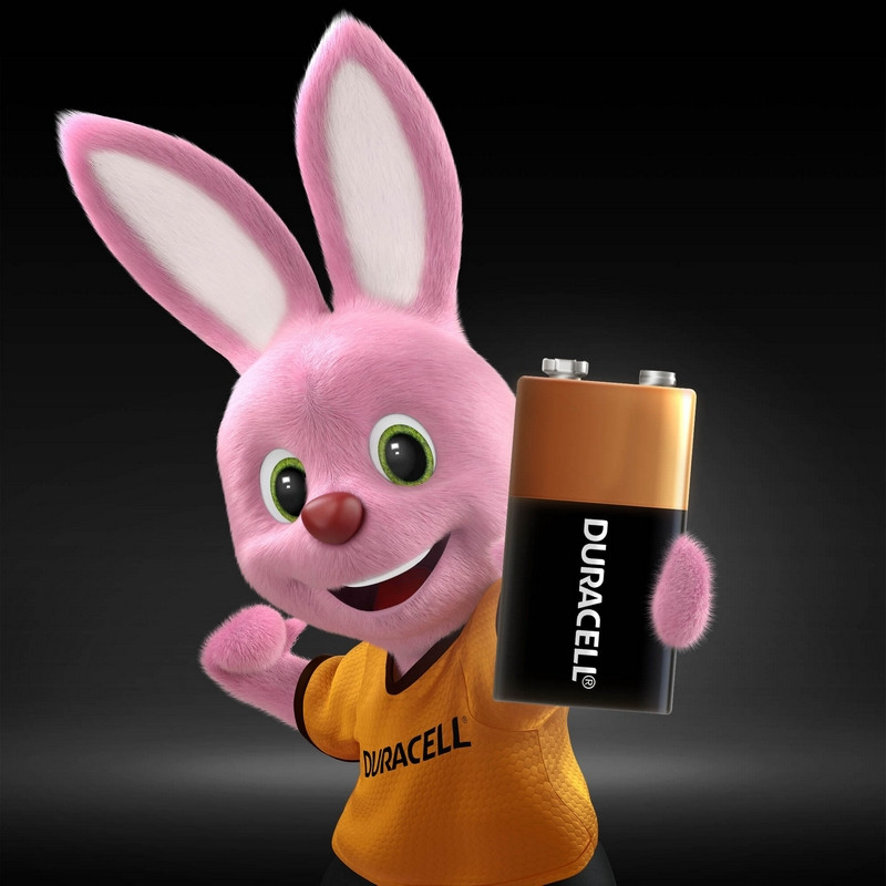 Батарейка Duracell F8/КРОНА/6LR61, 9В, алкалиновая, 1 шт. в блистере