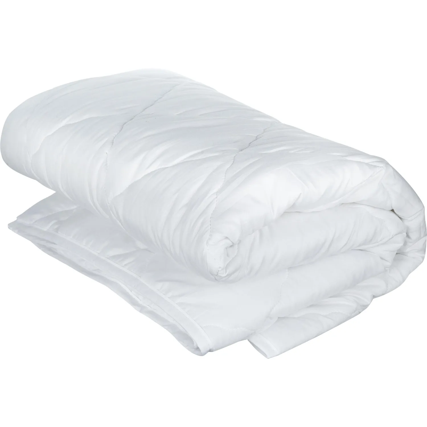 Одеяло 140×205 стег, кант, 200-250гр/м2 (холлоф/микроф), бел,10шт/уп