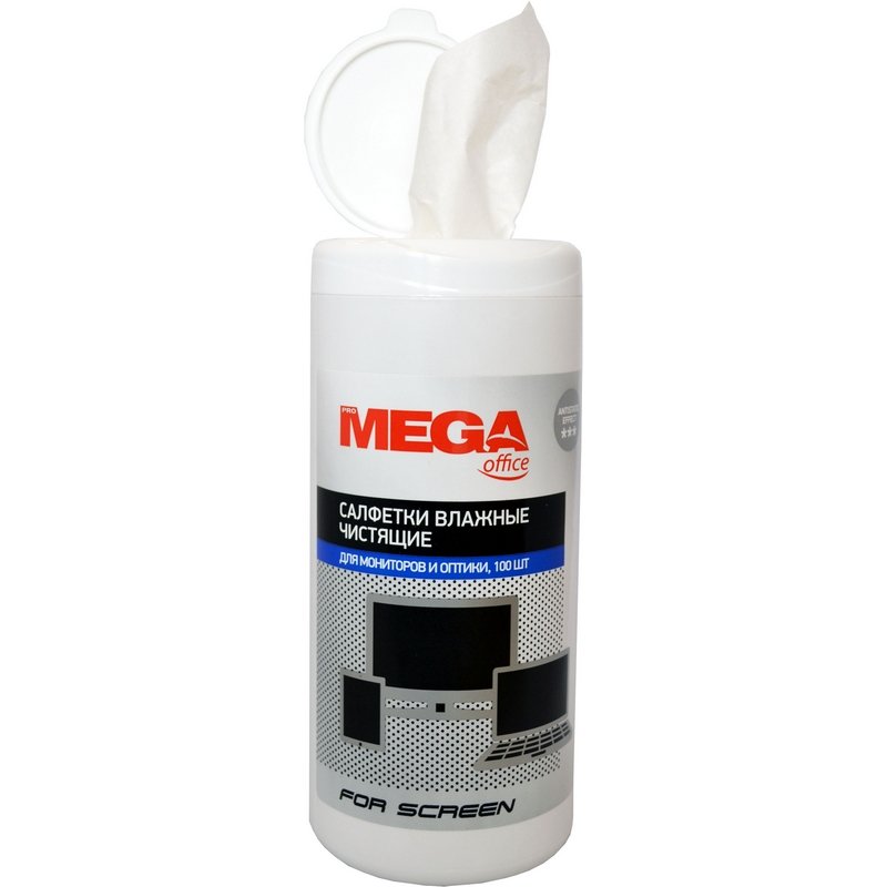 Салфетки влажные Attache Selection For Screen для экранов (100 штук в тубе)