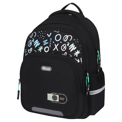 Рюкзак Först F-Comfy «Positive energy» 38×29×15см, 2 отделения, 3 кармана, анатомическая спинка