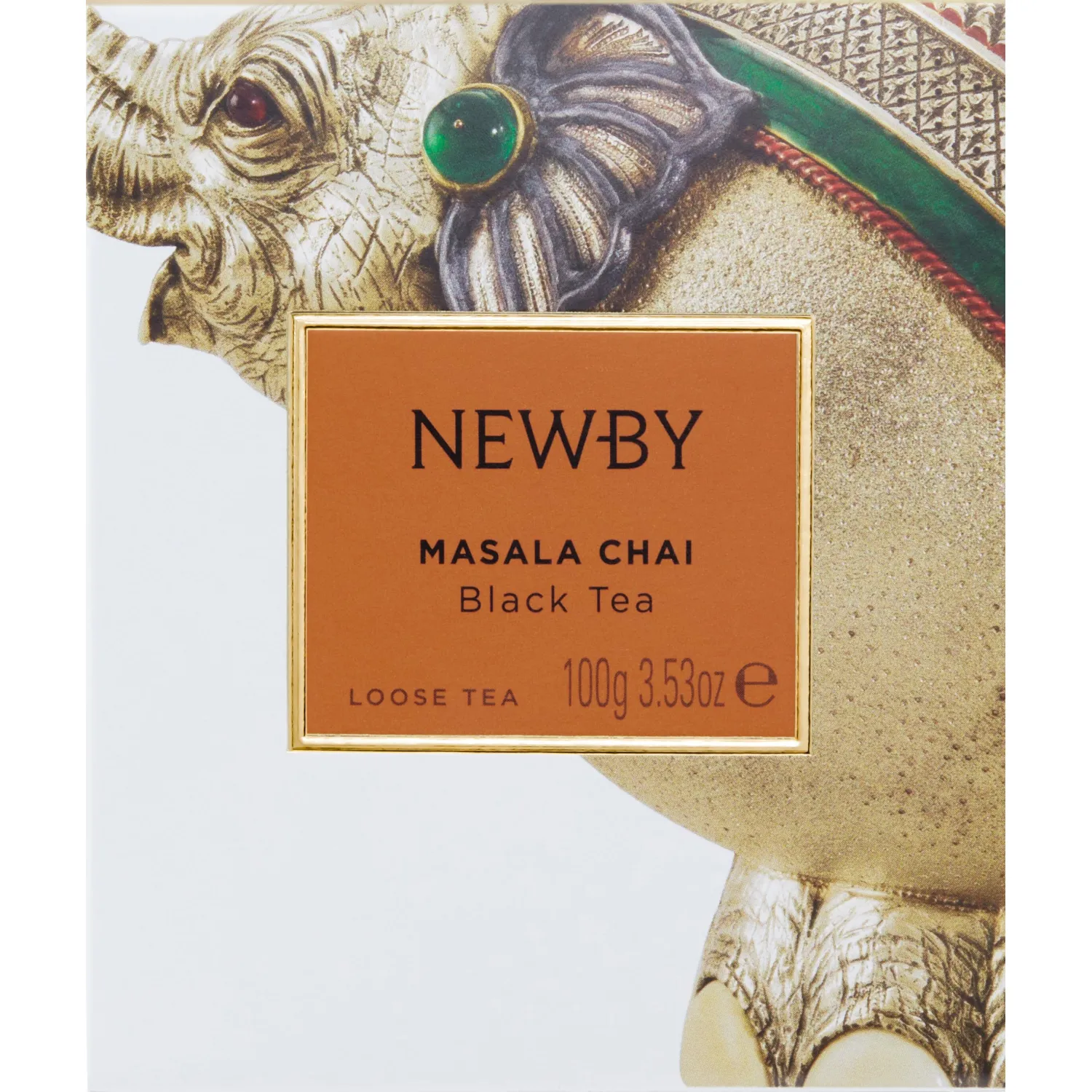 Чай листовой чёрный Newby Masala Chai 100 г (кардамон)