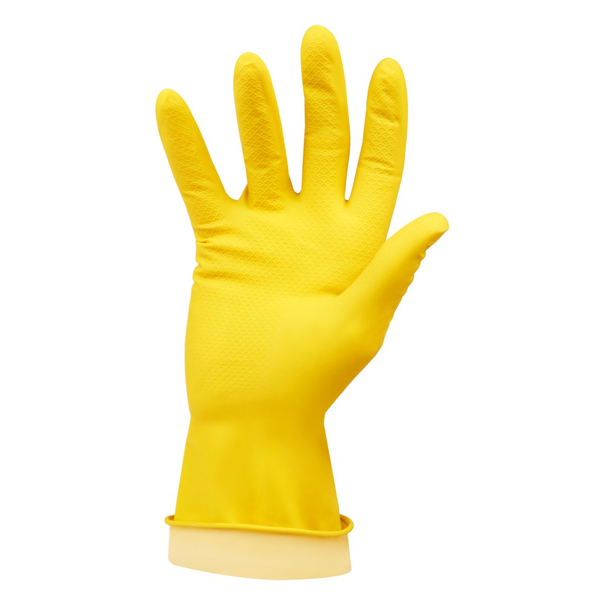 Перчатки резиновые хозяйственные OfficeClean Универсальные, р. М, желтые, пакет с европодвесом