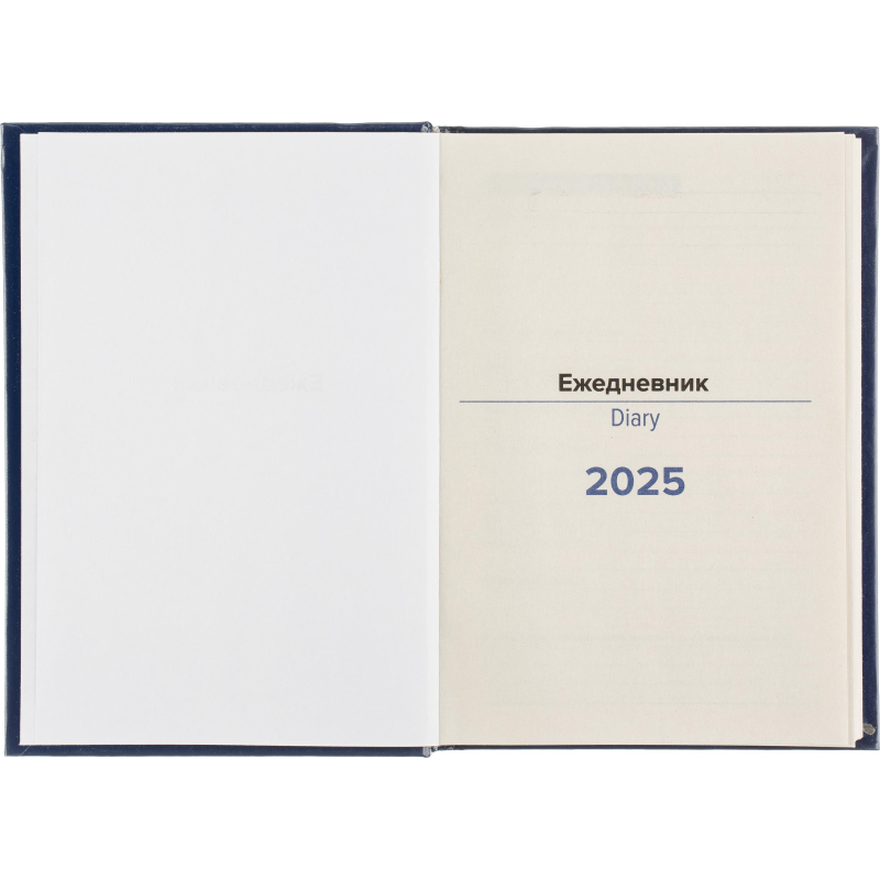 Ежедневник датированный 2025 А5+ бумвинил (синий) Выбор есть