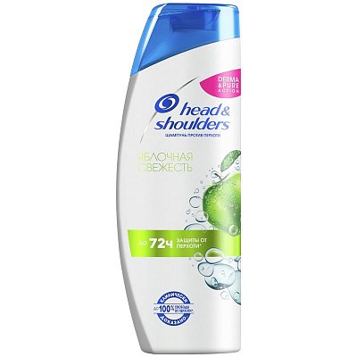 Шампунь для волос Head&Shoulders «Яблочная свежесть против перхоти», 400мл