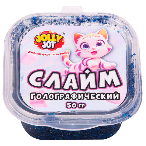 Слайм, НАБОР 8 видов, 50 г, JOLLY JOT (ДЖОЛЛИ ДЖОТ)