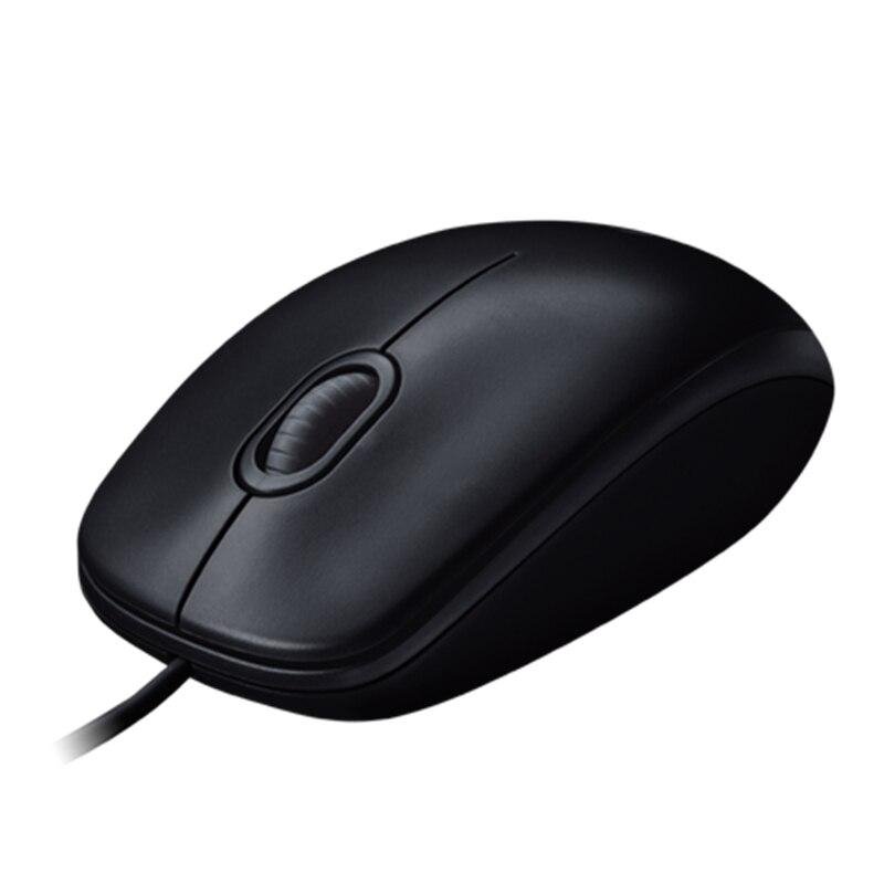 превью Мышь компьютерная Logitech M100 Dark/Grey 910-005006 проводная