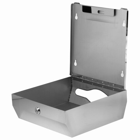 Диспенсер для полотенец LAIMA PROFESSIONAL INOX (Система H2), Interfold, нержавеющая сталь, зеркальный, 605695