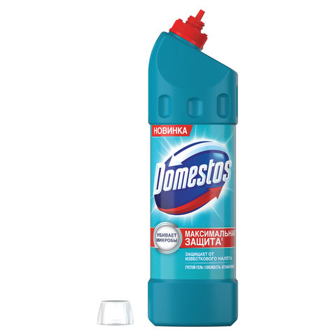Чистящее средство DOMESTOS, 1000 мл, «Свежесть Атлантики», с отбеливающим эффектом