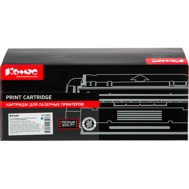 Тонер-картридж Комус TK-5380C гол. для Kyocera PA4000cx/MA4000cix