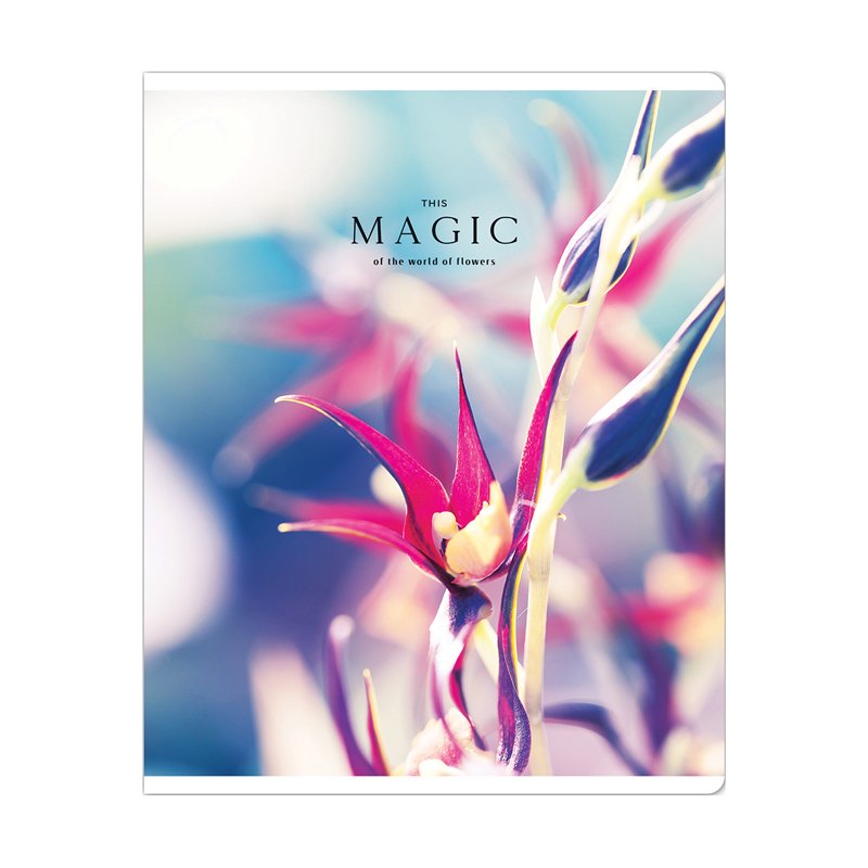 Тетрадь 48л., А5, клетка Greenwich Line «Magic of flowers», глянцевая ламинация, 70г/м2