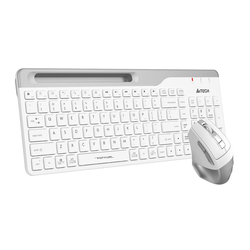Набор клавиатура+мышь A4Tech Fstyler (FB2535C ICY WHITE) клав, мышь:бел/сер