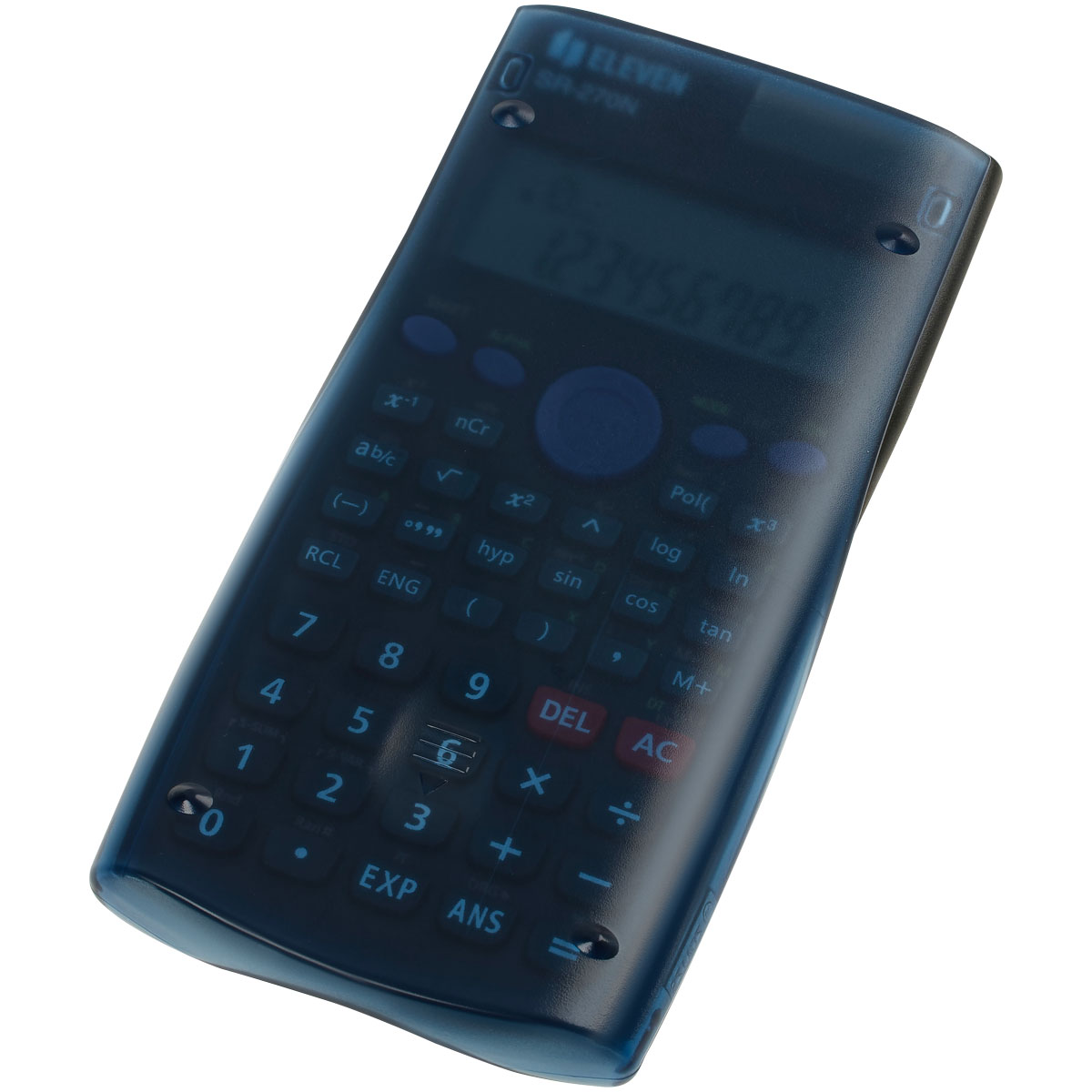 Калькулятор научный Eleven SR-270N, 10+2 разрядов, 240 функций, двойное питание, 82×162×16мм, черный