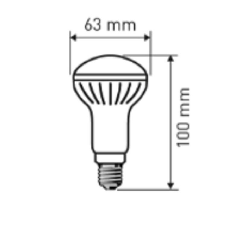 Лампа светодиодная ЭРА LED 8 Вт E27 рефлектор 4000 К холодный белый свет