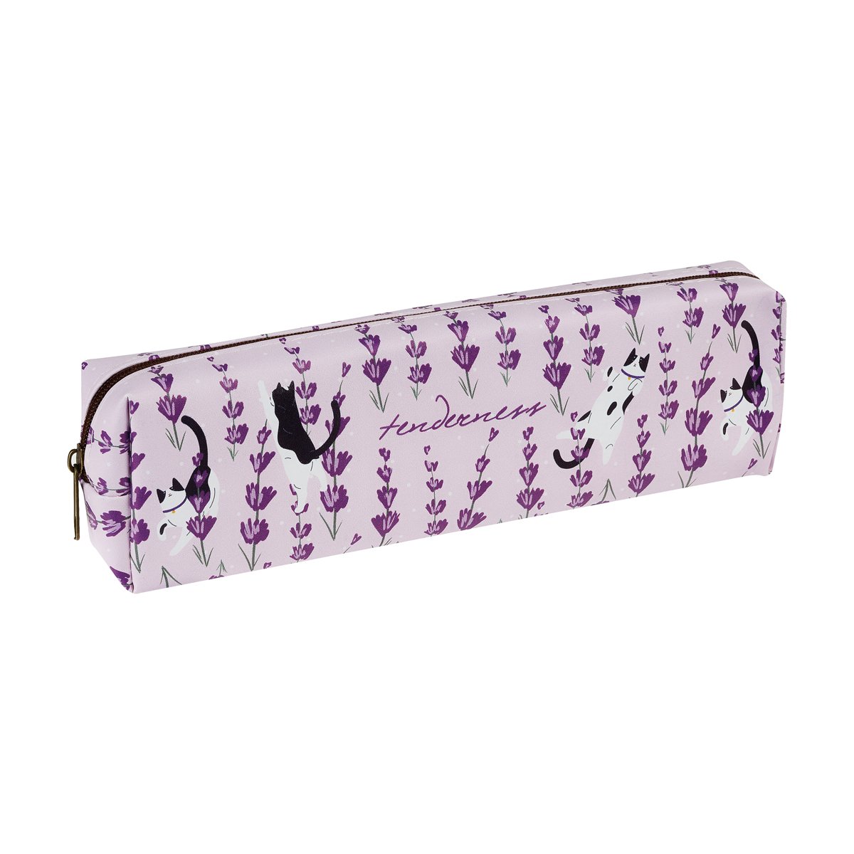 Пенал мягкий 200×55×40 MESHU «Lavender Tender», искусственная кожа