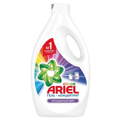 Средство для стирки жидкое автомат 2.6 л ARIEL (Ариэль) Color, гель, концентрат