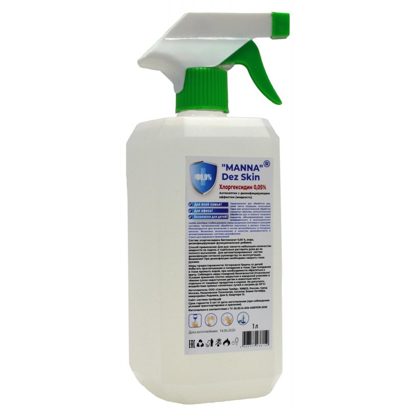 превью Антисептик кожный Manna Dez Skin 1 л