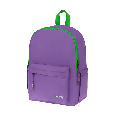 Рюкзак Berlingo «Regular purple», 40×27×16см, 1 отделение, 3 кармана, уплотненная спинка